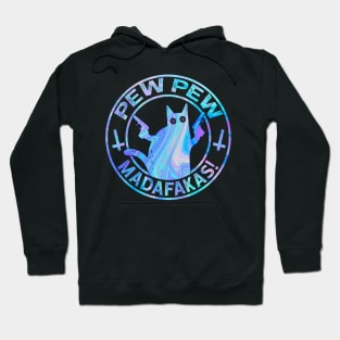 Pew Pew Madafakas Funny Cat Hoodie